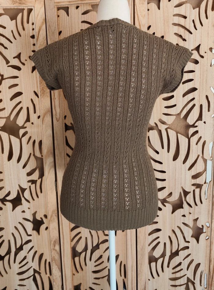pull manches courtes décolleté plongeant T L Celopwoman - photo numéro 7
