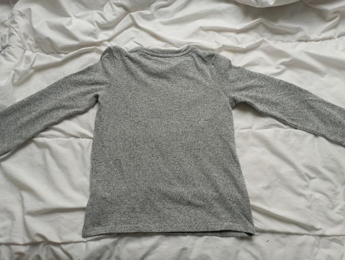 Pull gris manches longues beabs pingouin palomino 134/140 cm 5€ neuf - photo numéro 3