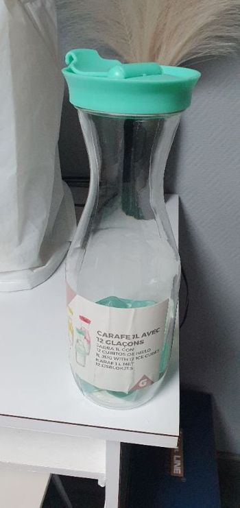 Carafe avec glaçons