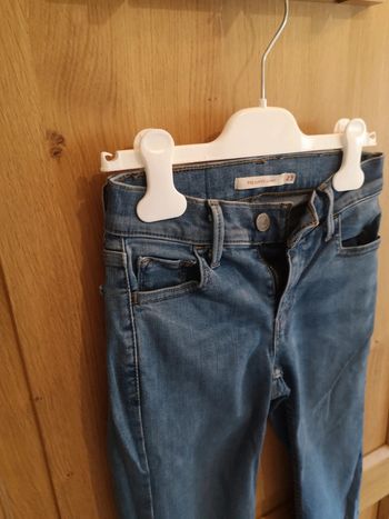 Jeans skinny en bleu clair Levi's W23 710 super skinny