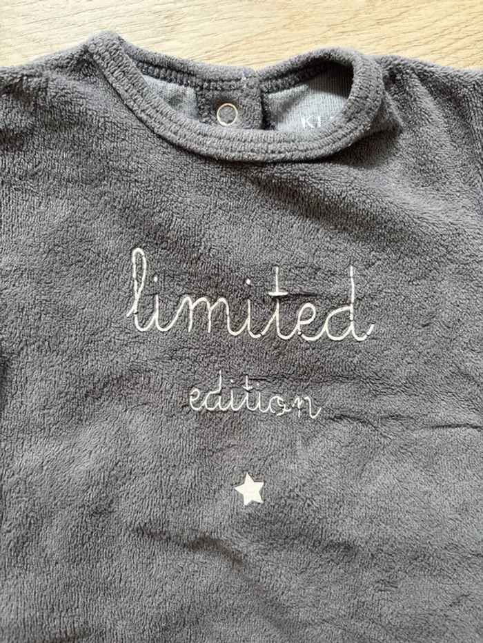 Pyjama gris 3 mois - photo numéro 2
