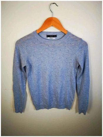 C34 pull gris Mango S