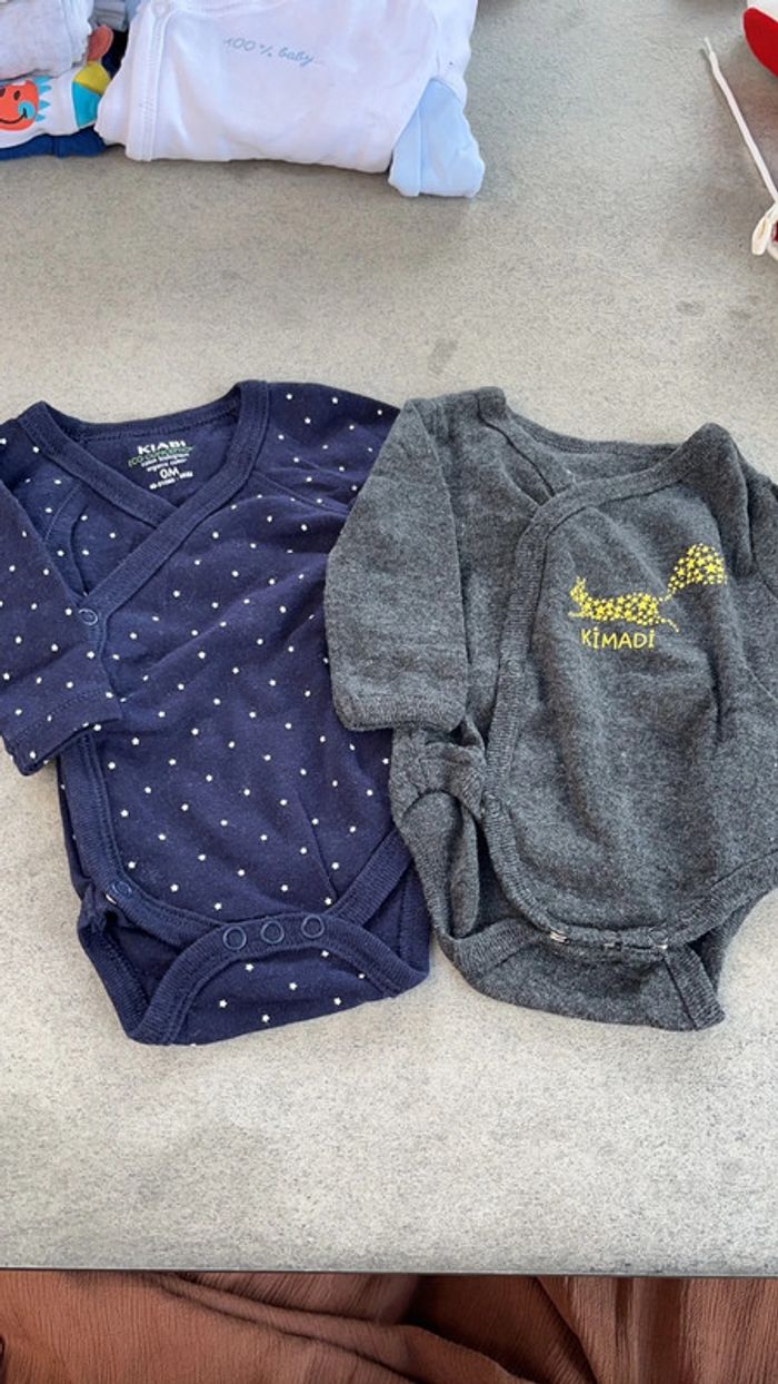 Lot de 2 bodies manches longues