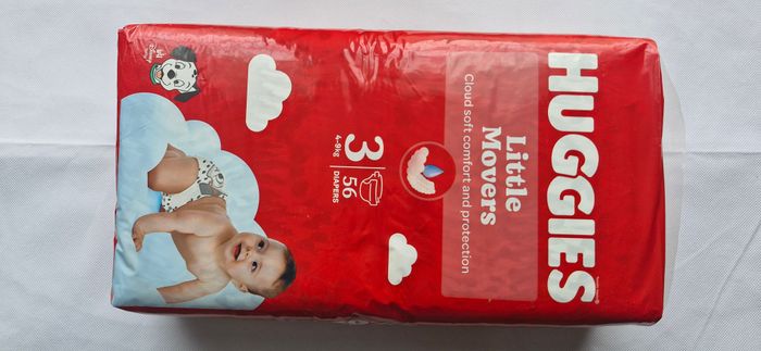 Paquet de couches jetables 3 4/9 kg Huggies Modèle Little Movers - photo numéro 5