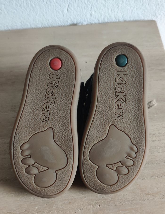 Bottines cuir kickers T22 - photo numéro 6