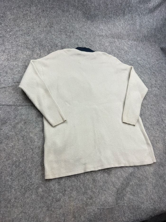 Varsity Cardigan Tunique Oversize Blanc Teddy Smith S - photo numéro 3