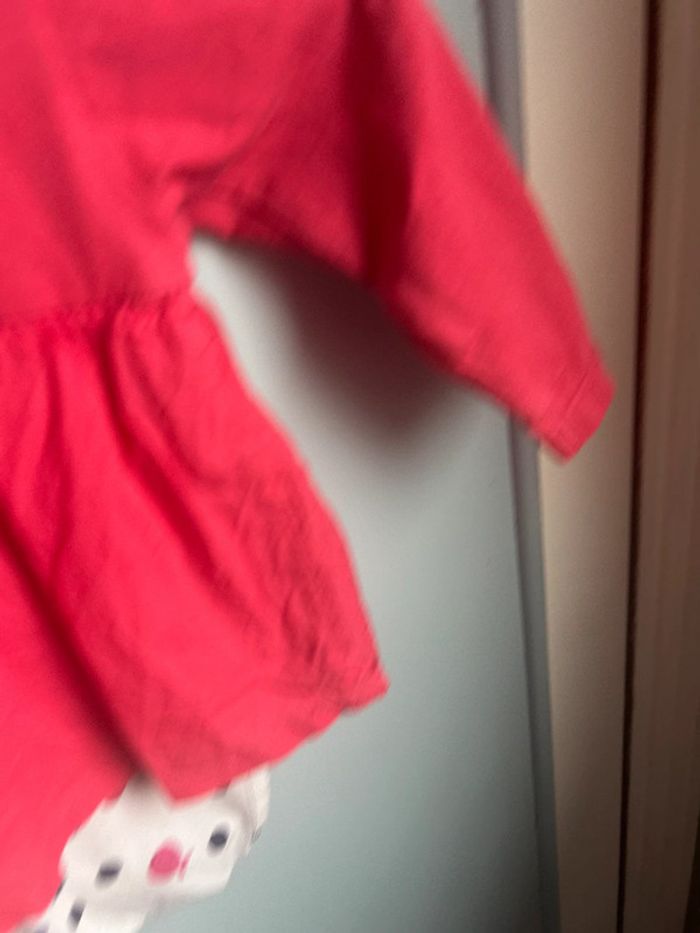 Robe body fuschia, 6 mois , dpam - photo numéro 12