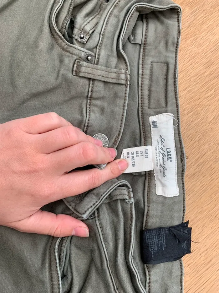 Pantalon kaki beige - photo numéro 2
