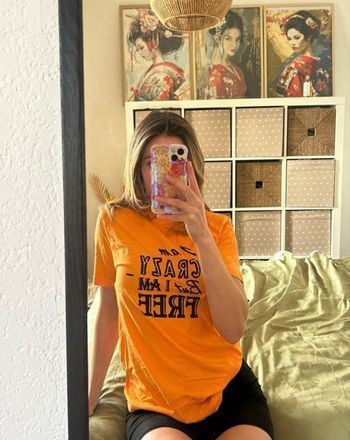 T-shirt celio orange 