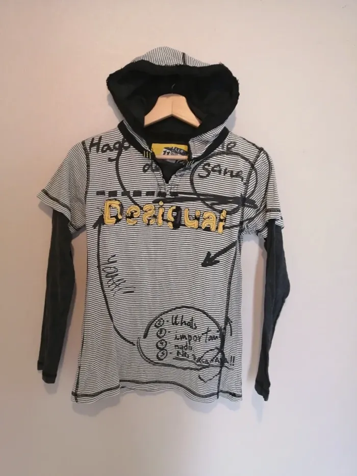 Sweat Desigual à capuche