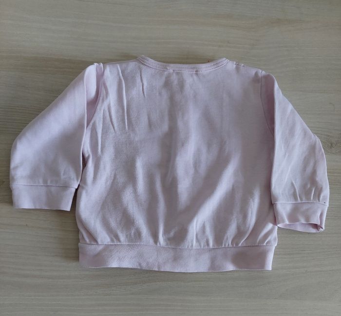 Gilet rose pâle fille 6mois - photo numéro 2
