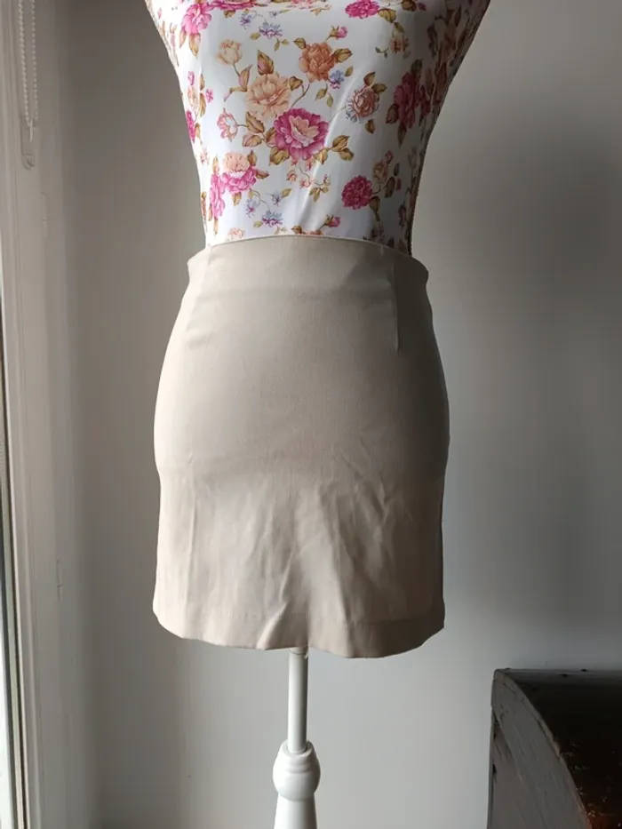 Jupe beige