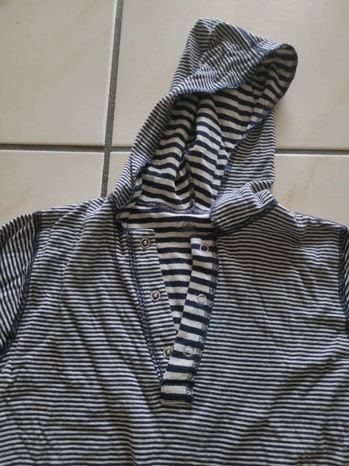 Tee shirt manches longues rayés Petit Bateau - photo numéro 2