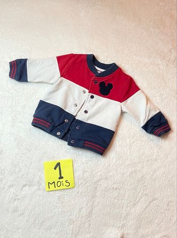 Veste Teddy Mickey Disney 1 mois
