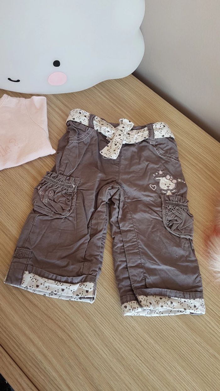 Ensemble pantalon et maillot longues manches 6 mois - photo numéro 2