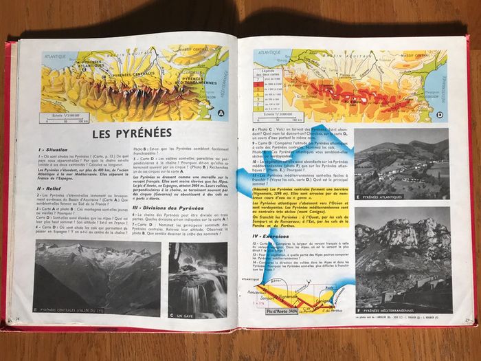 Livre ancien - Géographie cours moyen - Édition 1957 - Armand Colin - photo numéro 2