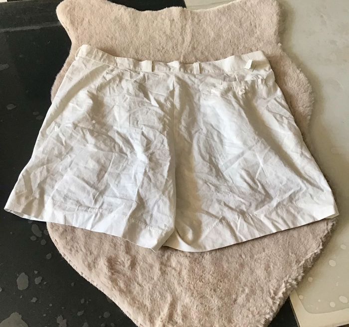 Short blanc taille 46 en coton 0723) - photo numéro 4