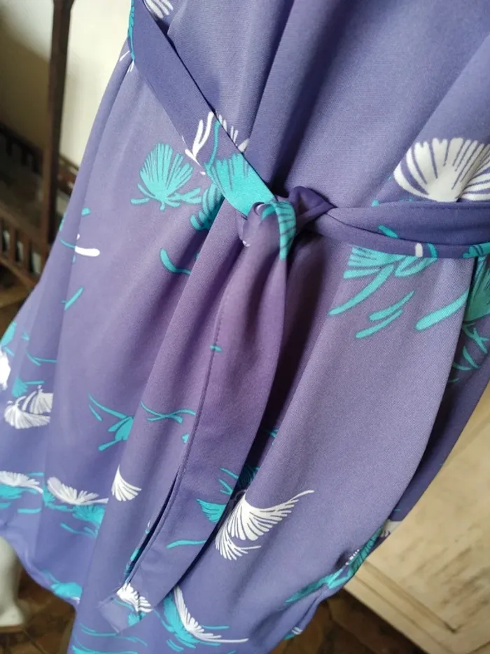 Ensemble printemps été robe veste vintage rétro - photo numéro 3