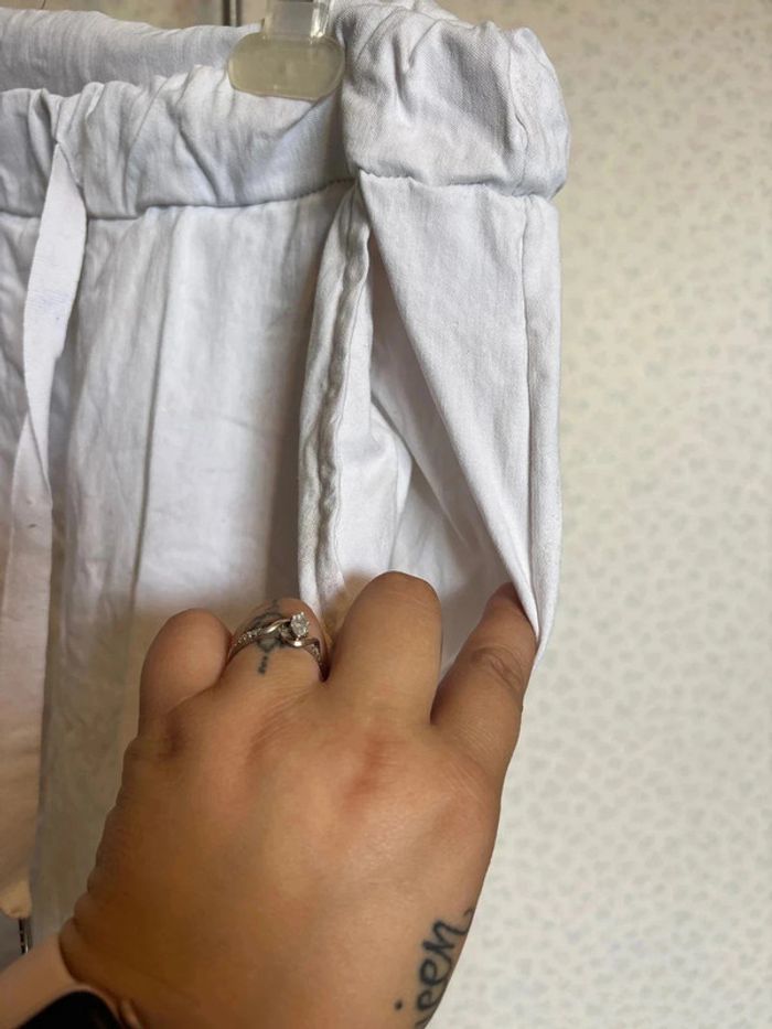 Pantalon blanc et doré taille unique made in italy - photo numéro 4