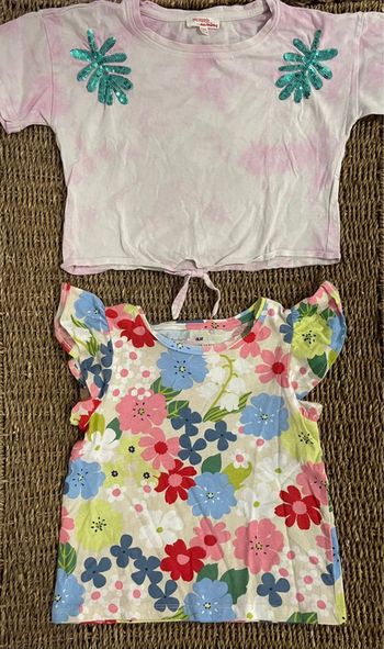 Lot 2 tops fille 6ans