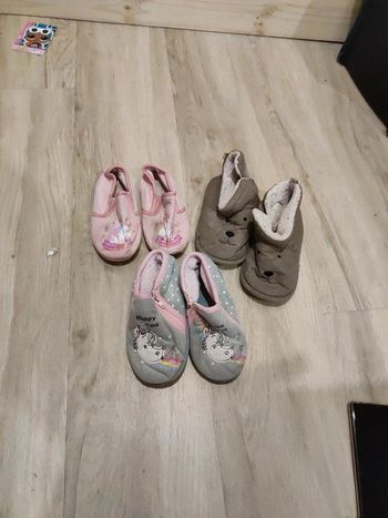 Lot de 3 chaussons