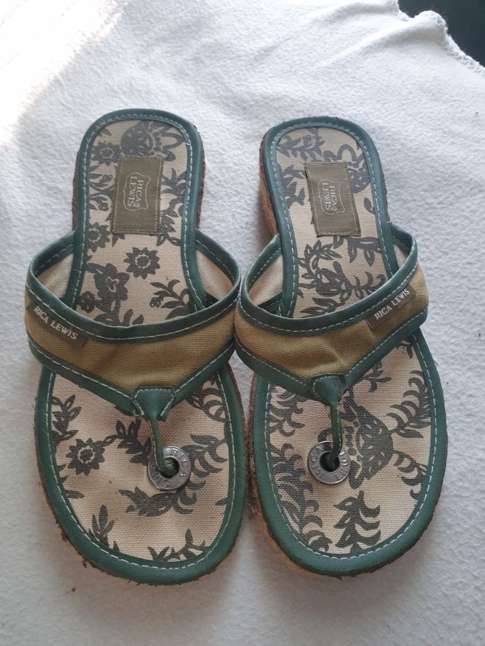 Tong Rica Lewis verte - photo numéro 3