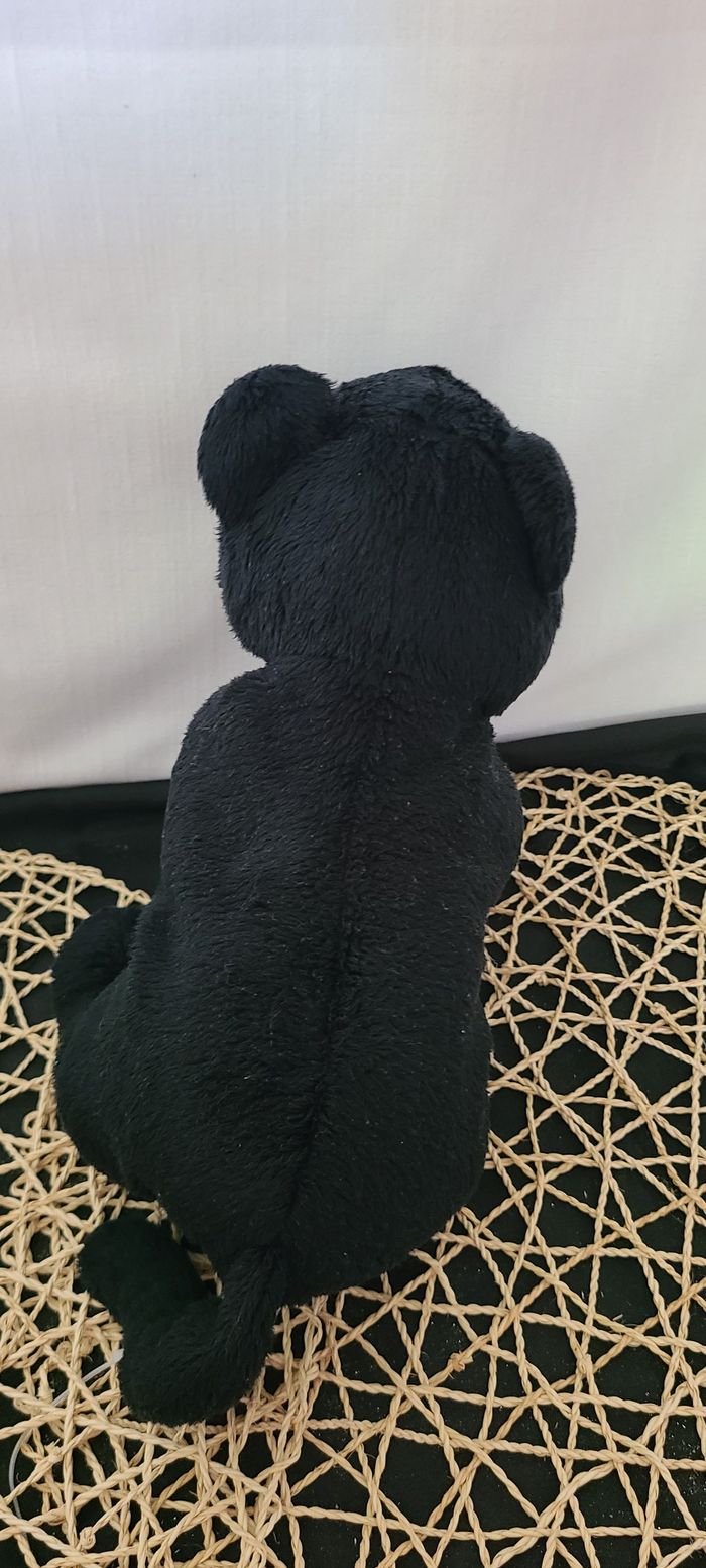 Peluche Ikea Mjukhet louveteau panthère noire - photo numéro 3
