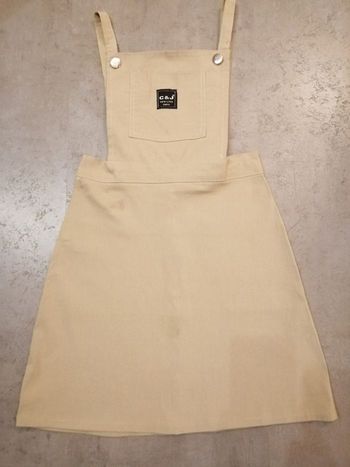 Robe salopette beige Taille 14 ans  
