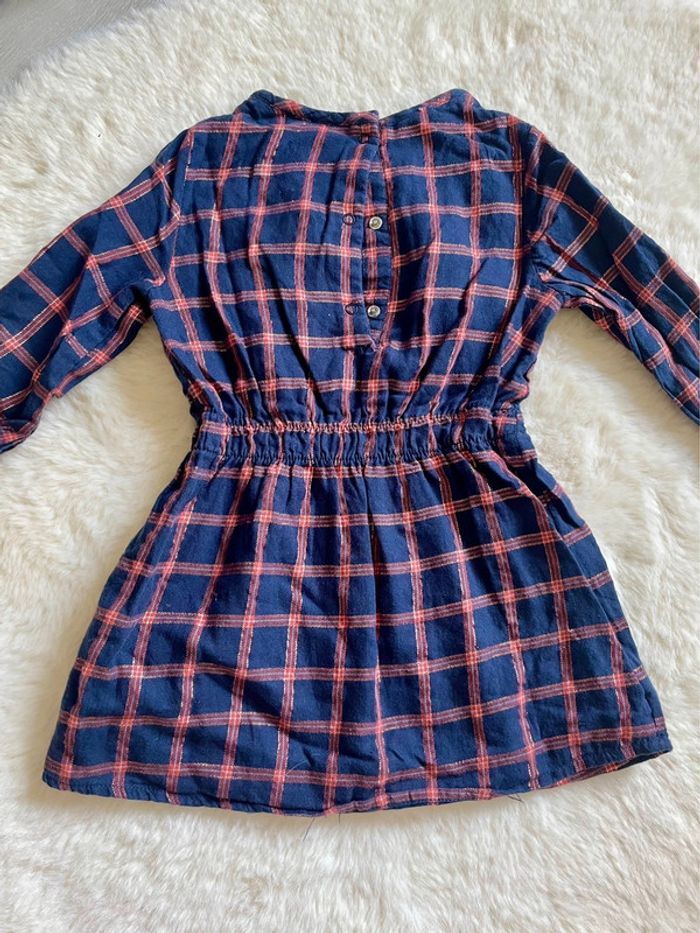 Robe à carreaux TAO 23 mois - 86 cm - photo numéro 3