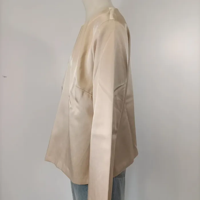 Blouse crème H&M neuf été tendance L - cérémonie, élégant, dorée A051 - photo numéro 3
