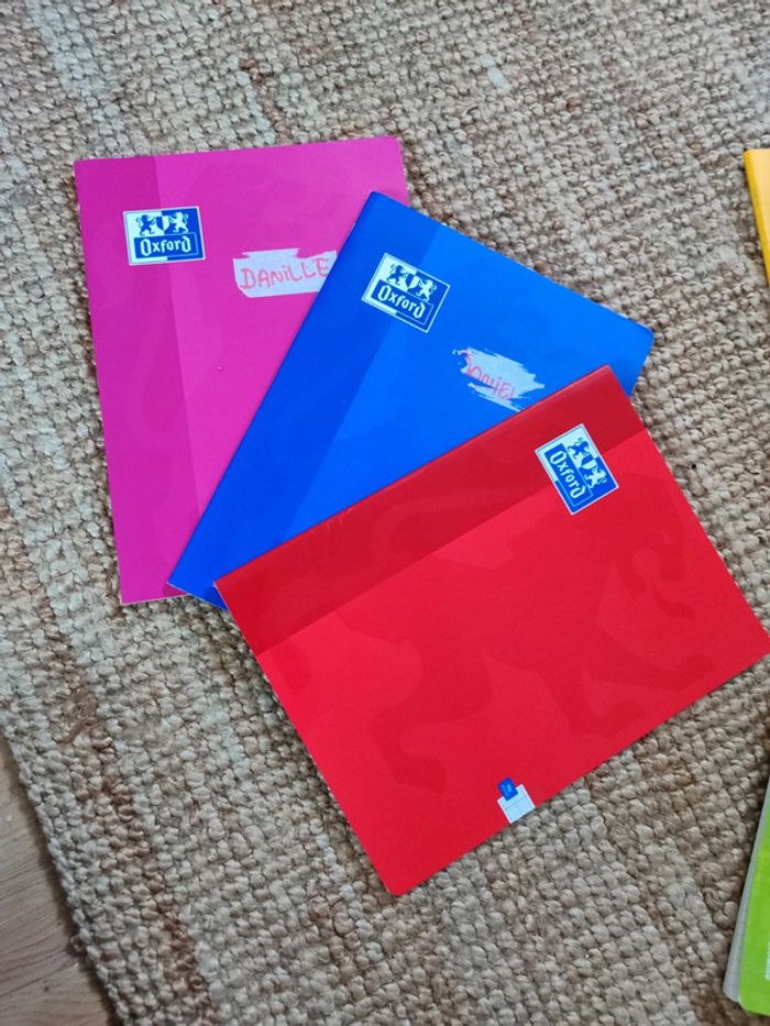 Lot 3 cahier oxford