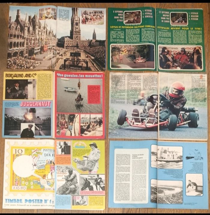 Lot de 6 anciens " le petit journal de Tintin" vintage - photo numéro 2