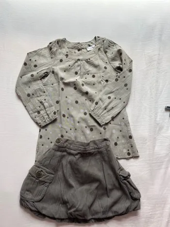 Tenue chic fille 8 ans – Orchestra & Lorie – Tons chauds parfaits pour l’automne
