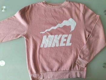 Pull rose pale taille s
