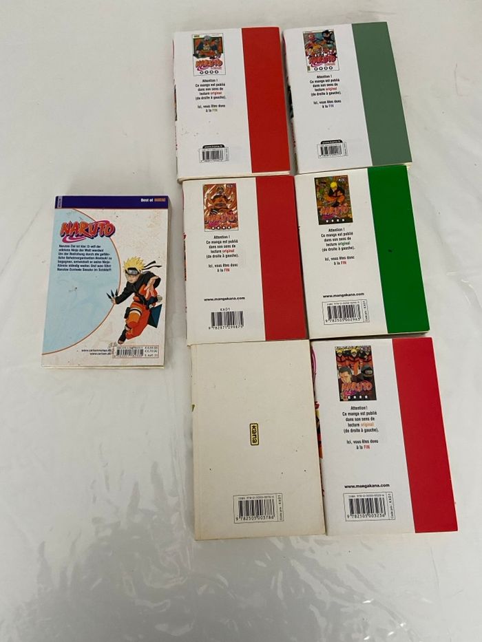 Lot de 7 Mangas Naruto - photo numéro 2