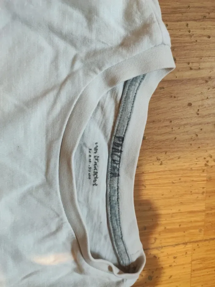 T-shirt Vertbaudet blanc voiture - photo numéro 3