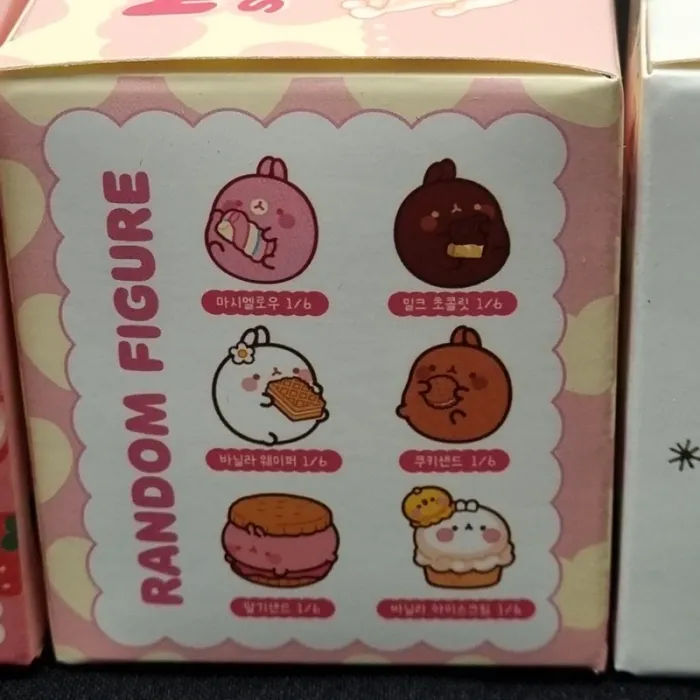 Lot de 5 Blind Box Molang de Corée du Sud - photo numéro 14