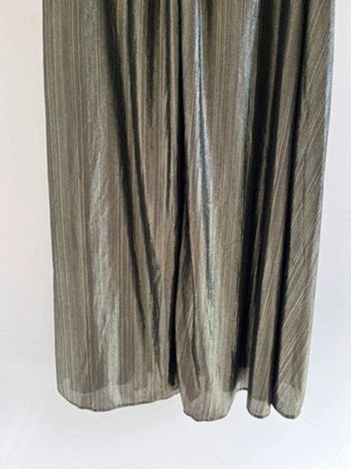 Robe longue noire et doré Taille S - photo numéro 4