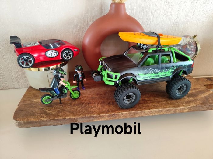 Voitures moto playmobil
