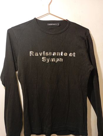 Tee shirt noir femme