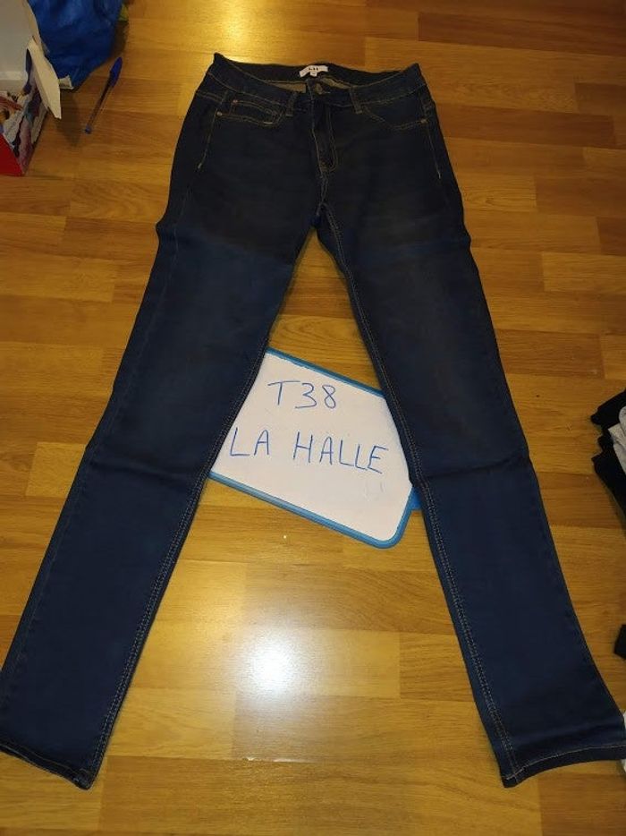jean femme taille 38 la halle