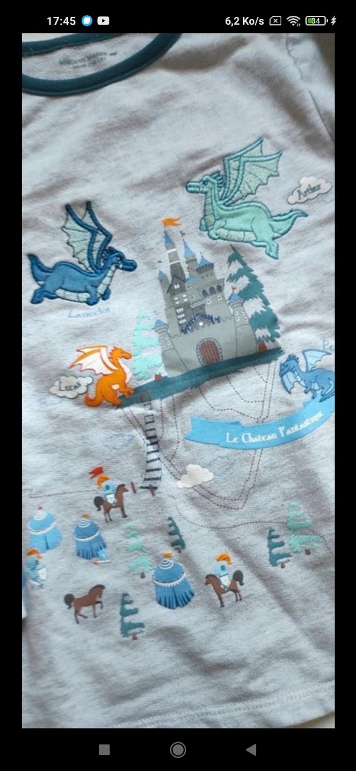 Ensemble pyjama et robe de chambre garçon sergent major 5 ans - photo numéro 6