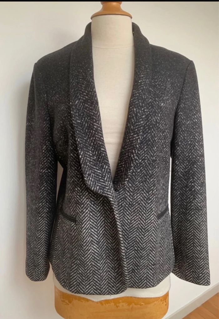 Veste en laine Devernois T 42/44 - photo numéro 2