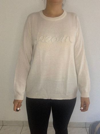 pull femme à message " dream "