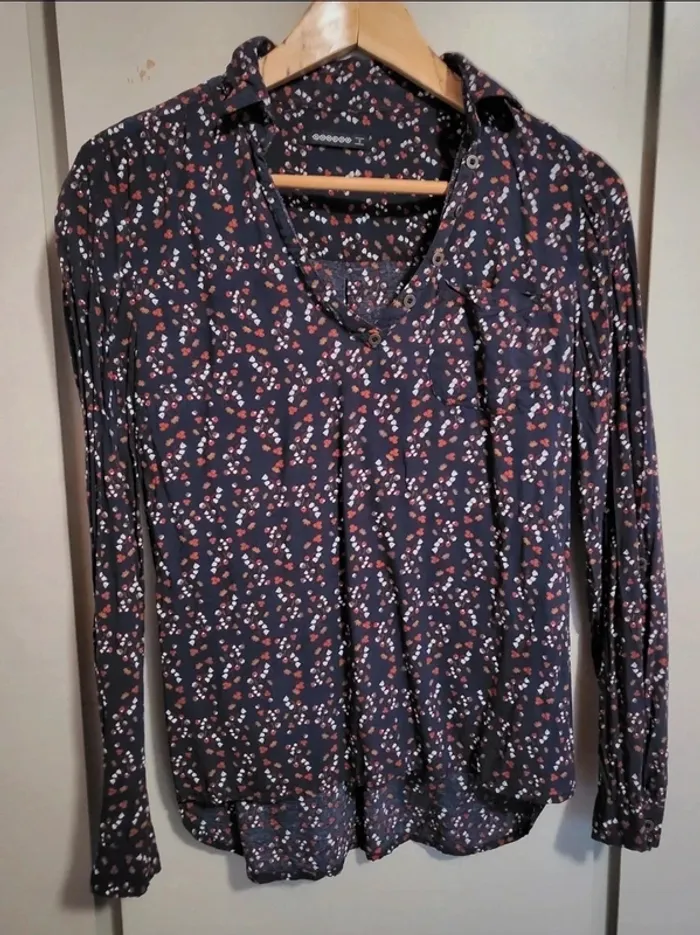 Blouse bonobo motif fleur