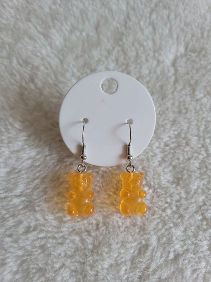 Boucles Haribo nounours orange - photo numéro 3