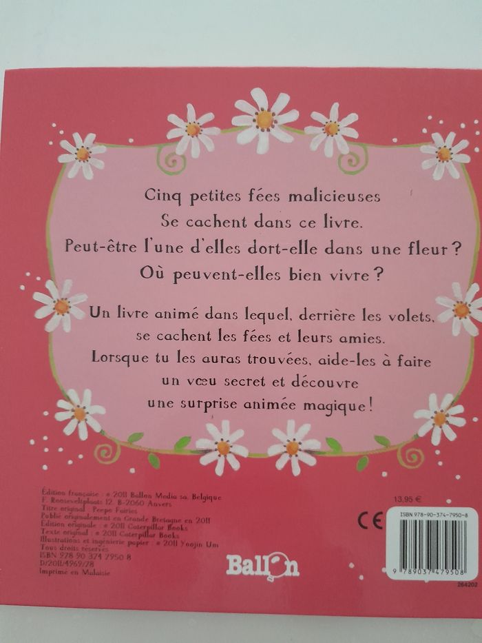 Livre enfant . Coucou les fées. Livre pop up - photo numéro 2