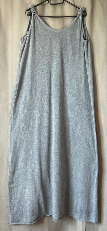 Robe longue été taille unique grande taille convient pour un 44/46 couleur bleu/gris comme neuve