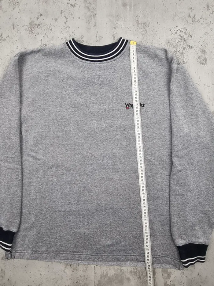 Sweat Wrangler gris chiné – Taille M Homme - photo numéro 8