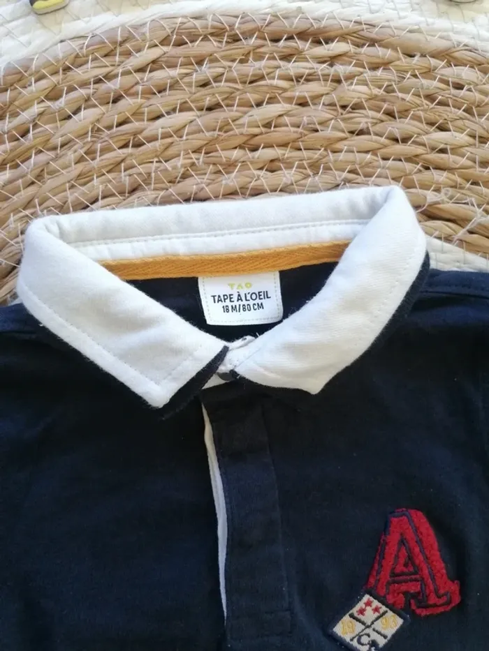 Tee-shirt/polo manches longues - Tape à l'oeil - 18 mois - photo numéro 2